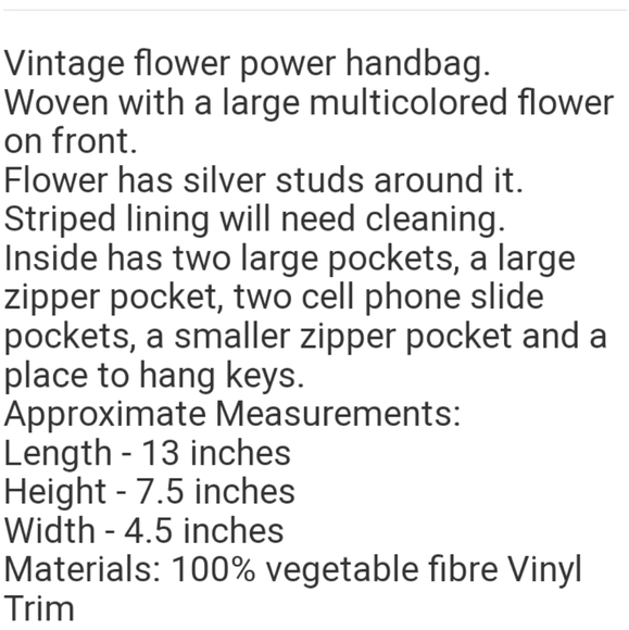 Tan Wicker Flower Hand Bag Bucket Bag - Picture 11 of 11